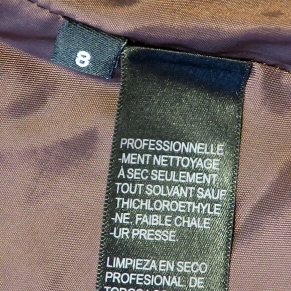 Doncaster Brown Boucle Tweed Career Blazer Jacket - Picture 6 of 6